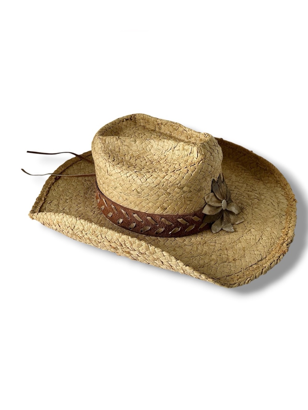 Bullhide Sunset Sassy Cowgirl Raffia Straw Hat Size L